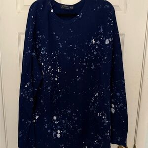 Ralph Lauren Dark Blue Shirt with White Accents